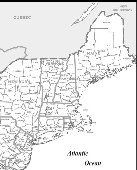 NORTHEAST REGION MAP COUNTY download to your computer